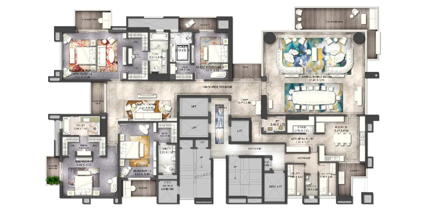 ATS Knightsbridge Apartment Floor Plan